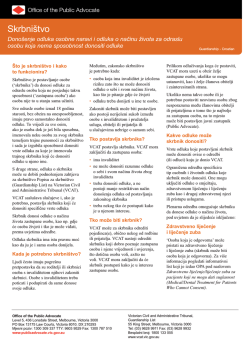 Croatian - Office of the Public Advocate, Victoria, Australia