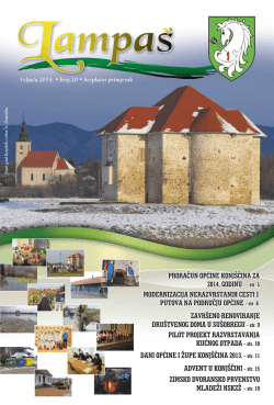 PRORAČUN OPĆINE KONJ&Scaron;ČINA ZA 2014