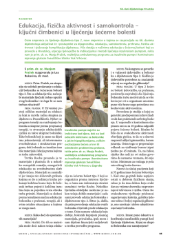 Edukacija, fizička aktivnost i samokontrola