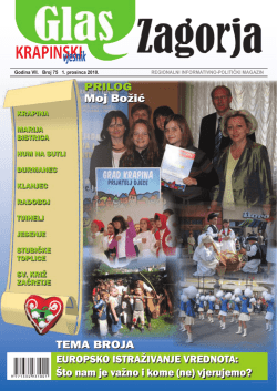 EUROPSKO ISTRAŽIVANJE VREDNOTA: Što nam je važno i kome