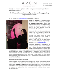 Hrvatska predstavnica Valentina Gyerek u&scaron;la u prvi krug