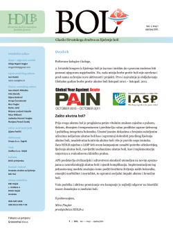 Preuzmi PDF - Hrvatsko društvo za liječenje boli