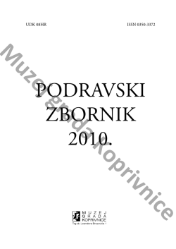 Podravski zbornik 36 - Muzej grada Koprivnice