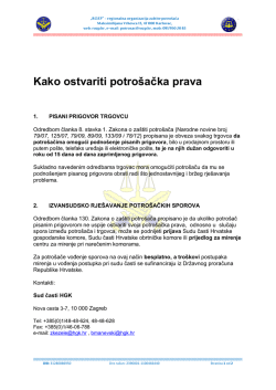 Kako ostvariti potro&scaron;ačka prava