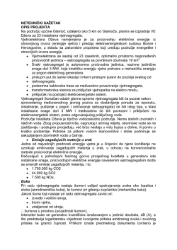 "Vjetroelektrane" d.o.o. Glamoč