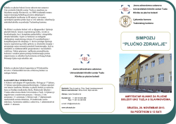 simpozij “plućno zdravlje”