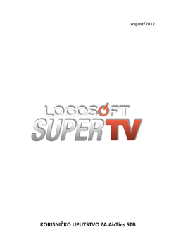 KORISNIČKO UPUTSTVO ZA AirTies STB