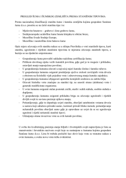 Stanišni tipovi - SUNČANE ŠUME doo