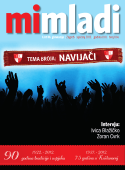 90godina tradicije i uspjeha 75 godina u Kus˘lanovoj