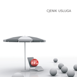 CJENIK USLUGA
