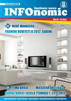 AUDIO/VIDEO I BIJELA TEHNIKA 1.-31.3.2012