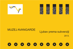 MUZEJ AVANGARDE