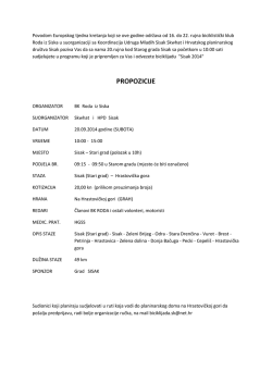 PROPOZICIJE - BK Roda Sisak