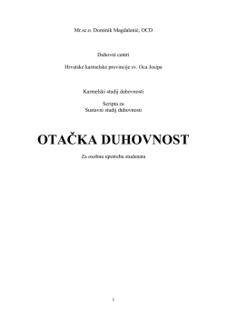 OTAČKA DUHOVNOST