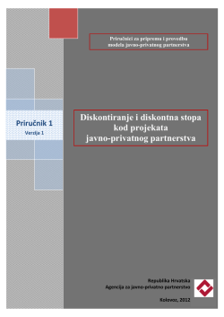 p1 diskontiranje i diskontna stopa - Agencija za javno