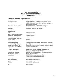 Profil preduzeća koja se nalaze na tenderu za prodaju državnog