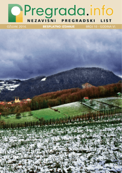 OŽUJAK 2014. BROJ 10 - GODINA VI. BESPLATNO