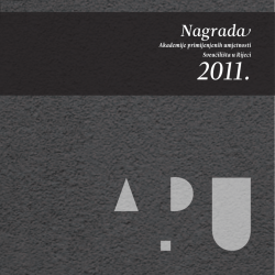 Nagrade Akademije primijenjenih umetnosti Sveučili&scaron;ta u