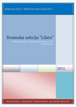 Plan časa-&Scaron;kolska predstava Verige života