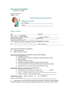 Formulari za upis - Dječji vrtić Mali istraživač