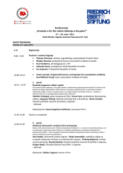 PROGRAM Hrvatska u EU.pdf - Friedrich-Ebert