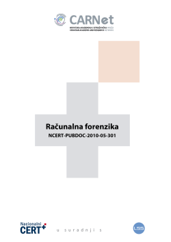 2. &Scaron;to je računalna forenzika?
