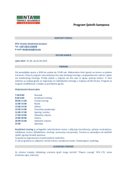 Program ljetnih kampova