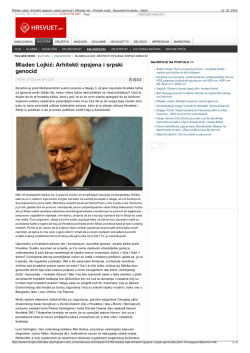 Mladen Lojkić: Arhitekti opsjena i srpski genocid | HRsvijet.net