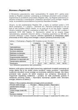 Svojstva obnovljivih izvora energije ne možemo
