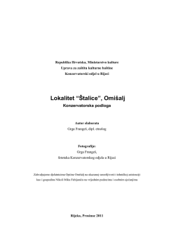 Lokalitet &ldquo;&Scaron;talice&rdquo;, Omi&scaron;alj