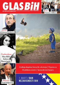 DAN NEZAVISNOSTI BIH Godi&scaron;nja skup&scaron;tina Saveza bh