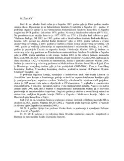 M. Žinić CV - Baltazar Adam Krčelić