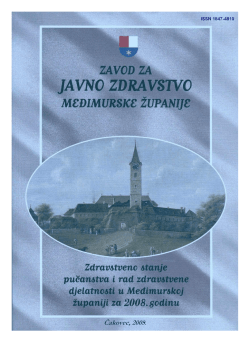 publikacije - Zavod za javno zdravstvo Međimurske