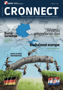 Cronnect - HR - Kroatische Wirtschaftsvereinigung eV
