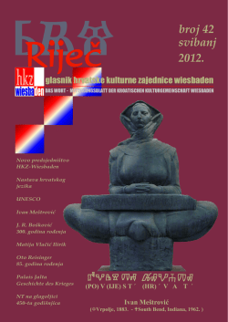 Riječ - Hrvatska kulturna zajednica Wiesbaden