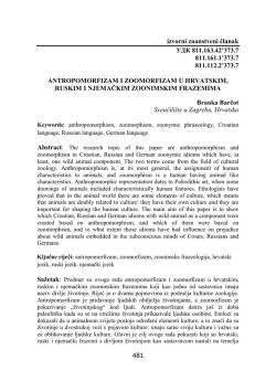 izvorni znanstveni članak УДК 811.163.42`373.7 811.161.1`373.7