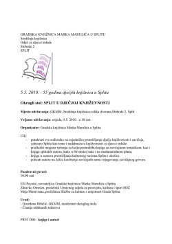 Preuzmite program Okruglog stola