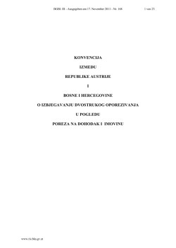 konvencija između republike austrije i bosne i hercegovine o