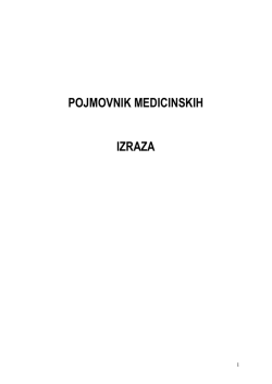 Pojmovnik medicinskih izraza