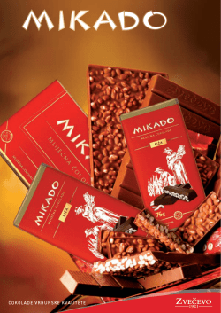 ČOKOLADE VRHUNSKE KVALITETE