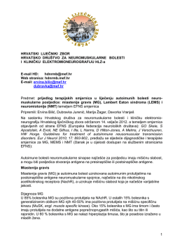 Lambert Eaton sindroma (LEMS)