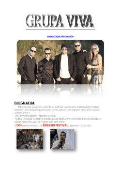 BIOGRAFIJA - GRUPA VIVA