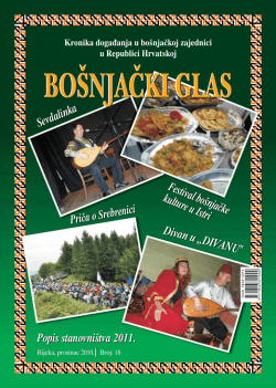 BOŠNJAČKI GLAS - izdanje broj 18 - Vijeće bošnjačke nacionalne