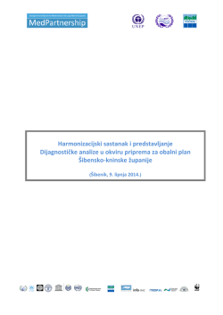 Harmonizacijski sastanak i predstavljanje Dijagnostičke analize u