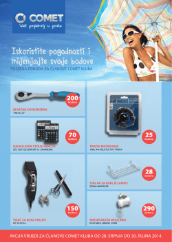 Iskoristite pogodnosti i mijenjajte svoje bodove