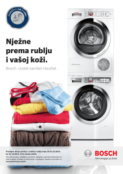 Perilice i su&scaron;ilice rublja Bosch
