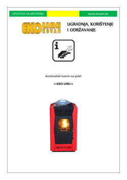 UGRADNJA, KORIŠTENJE I ODRŽAVANJE