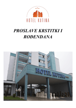 Krstitke i rođendani