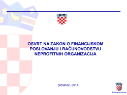 Zakon o financijskom poslovanju i računovodstvu neprofitnih