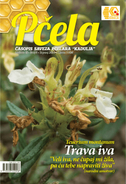 Trava iva - Savez pčelarskih organizacija Srbije